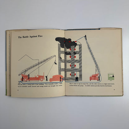 Fire! A Parrish Colour Book for Children by Marie Neurath. Max Parrish, London, 1950 Isotype Institute