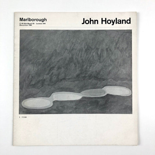 John Hoyland exhibition leaflet | Marlborough Fine Art London, 1964 | Design by Gordon House