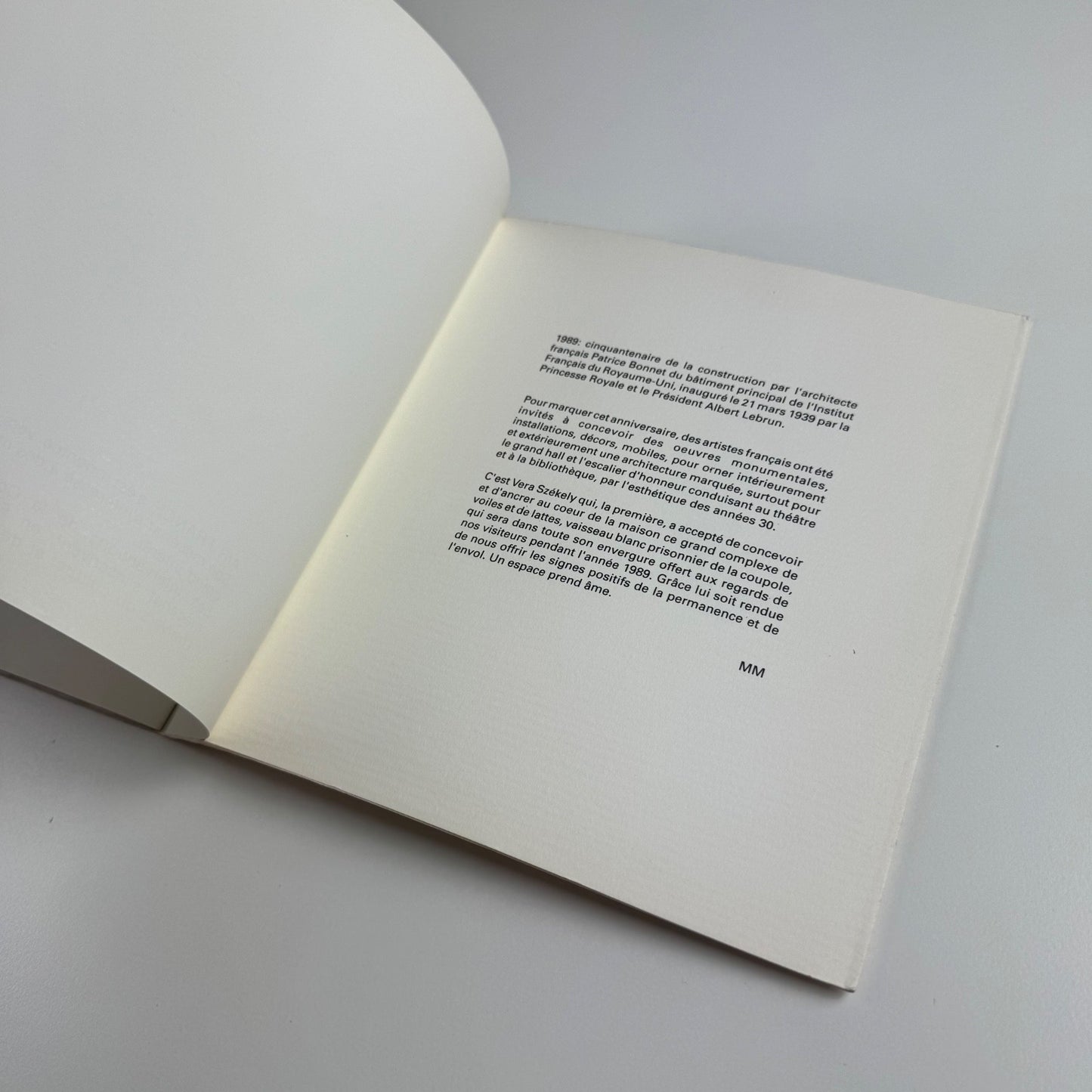 Vera Székely | Institut Français du Royaume-Uni, 1987/9