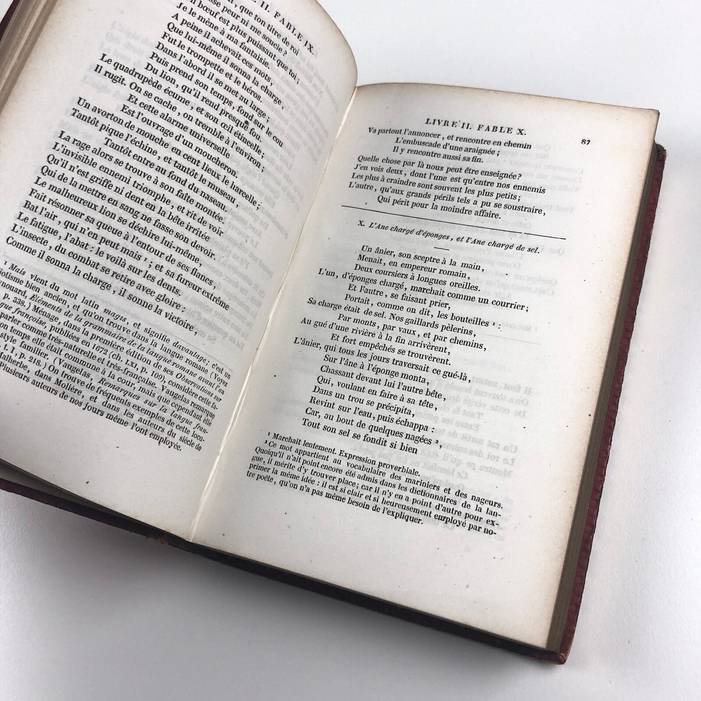 Fables et Oeuvres Diverses De J. La Fontaine: Avec Des Notes et Une Nouvelle Notice Sur Sa Vie par CA Walclemaer | Librairie De Firmin Didot Freres, 1856 | C.H. Schneider