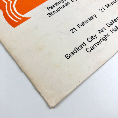 Bradford Arts Festival – Paintings by Barrie Cook / Structures by Derek Carruthers | 1970 catalogue