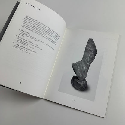 Stone Words | Wolseley Fine Arts | Pentagram, 2002 introduction by Ralph Beyer