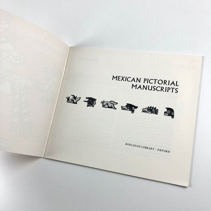 Mexican Pictorial Manuscripts | Bodleian Picture Books Special Series No.4, 1972