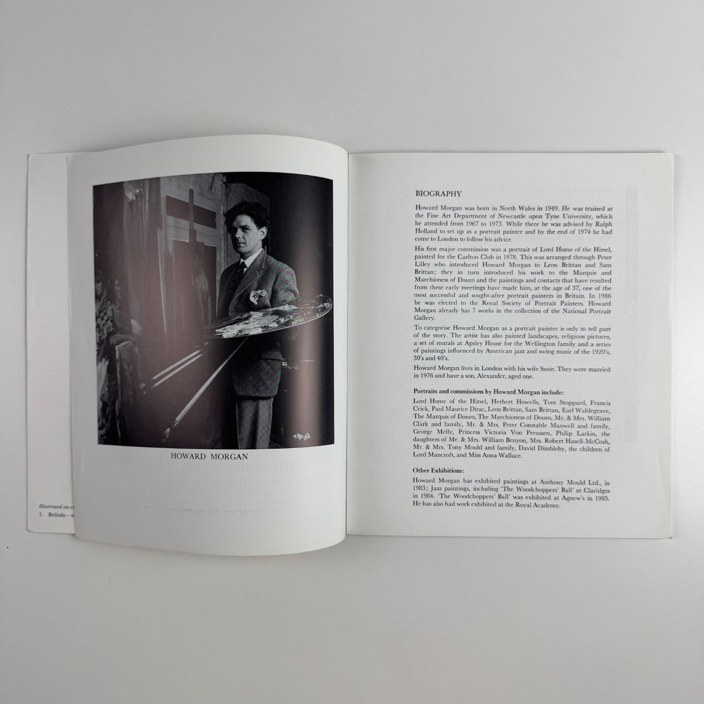 Howard Morgan. Off the record | Richmond Gallery, London, 1986