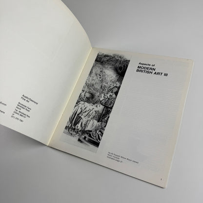 Aspects of Modern British Art III | Austin/Desmond date not given