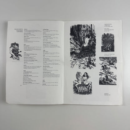 Prospectus for The Wood Engravings of Frank Martin by Hal Bishop | Previous Parrot Press, 1998