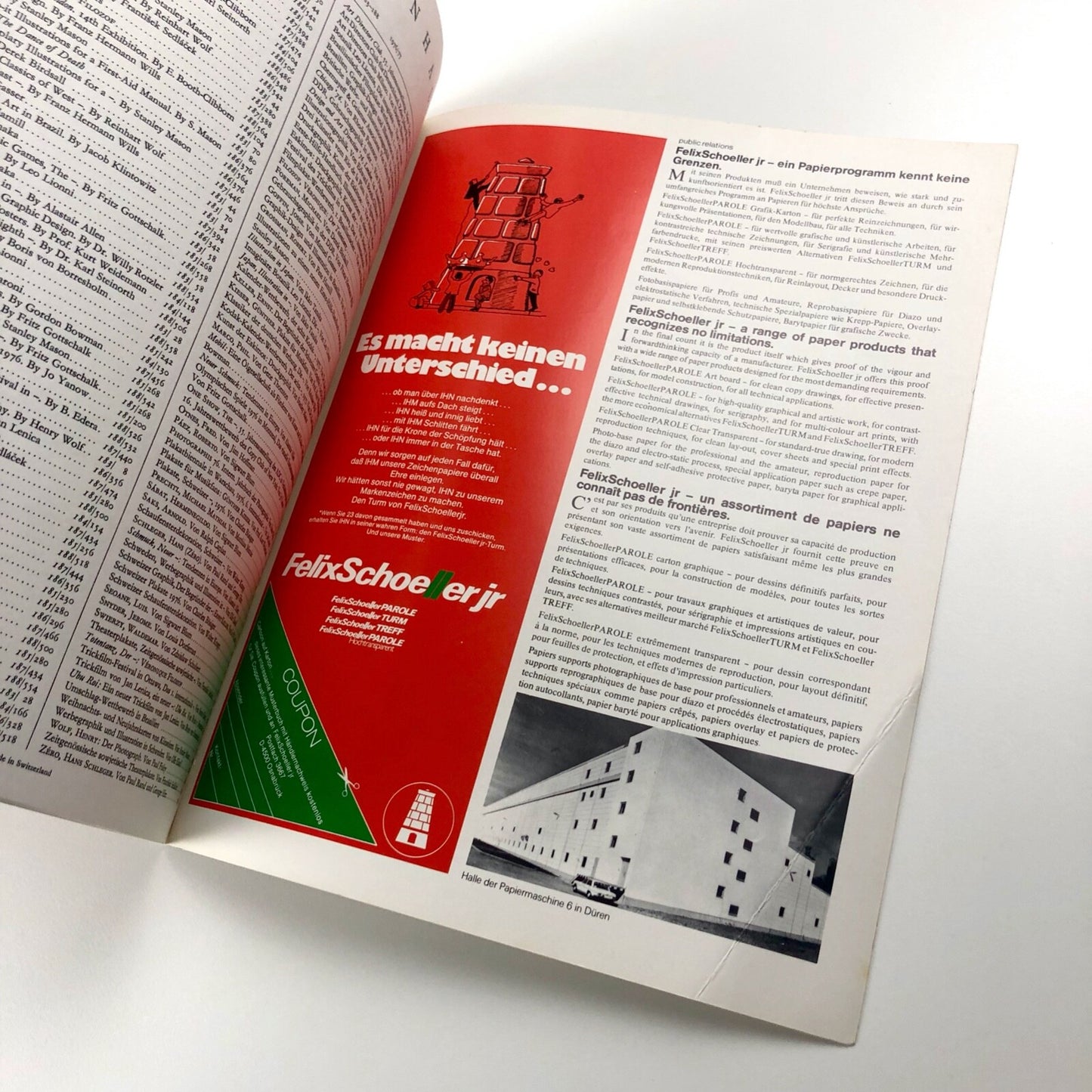 Graphis journal 188 Vol 32 | Walter Herdeg | The Graphis Press 1976/77