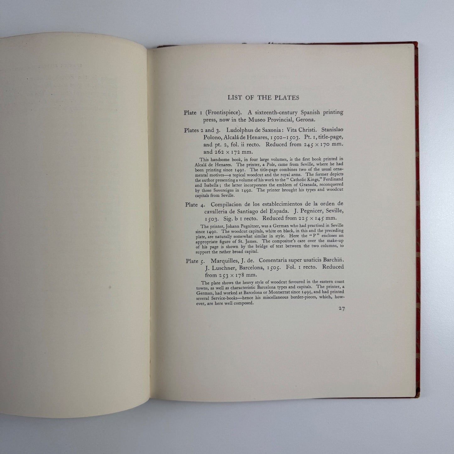 Spanish sixteenth-century Printing by Henry Thomas | Ernest Benn, 1926