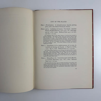 Spanish sixteenth-century Printing by Henry Thomas | Ernest Benn, 1926