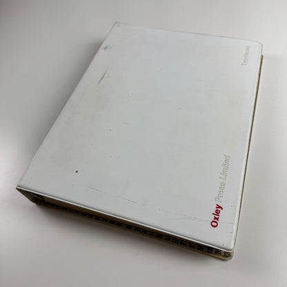 Oxley Press Limited Typefaces | folder of typefaces, c. 1970