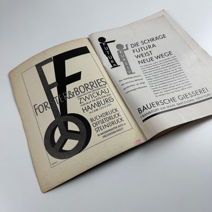 Gebrauchsgraphik International Advertising Art May 1930 Vol 7 no 5 edited by Professor HK Frenzel