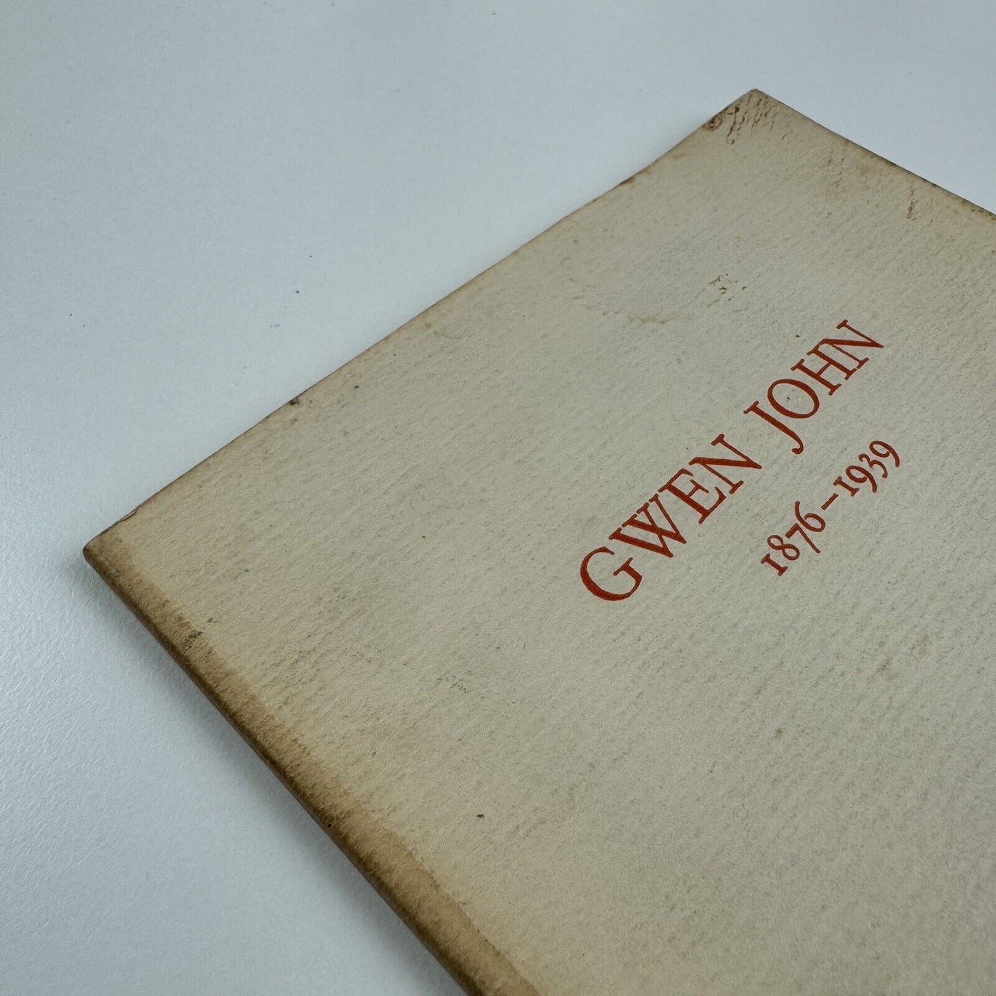 Gwen John 1876-1939 | Anthony d'Offay, 1976 | Catalogue design by Gordon House