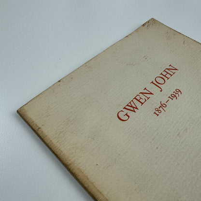 Gwen John 1876-1939 | Anthony d'Offay, 1976 | Catalogue design by Gordon House