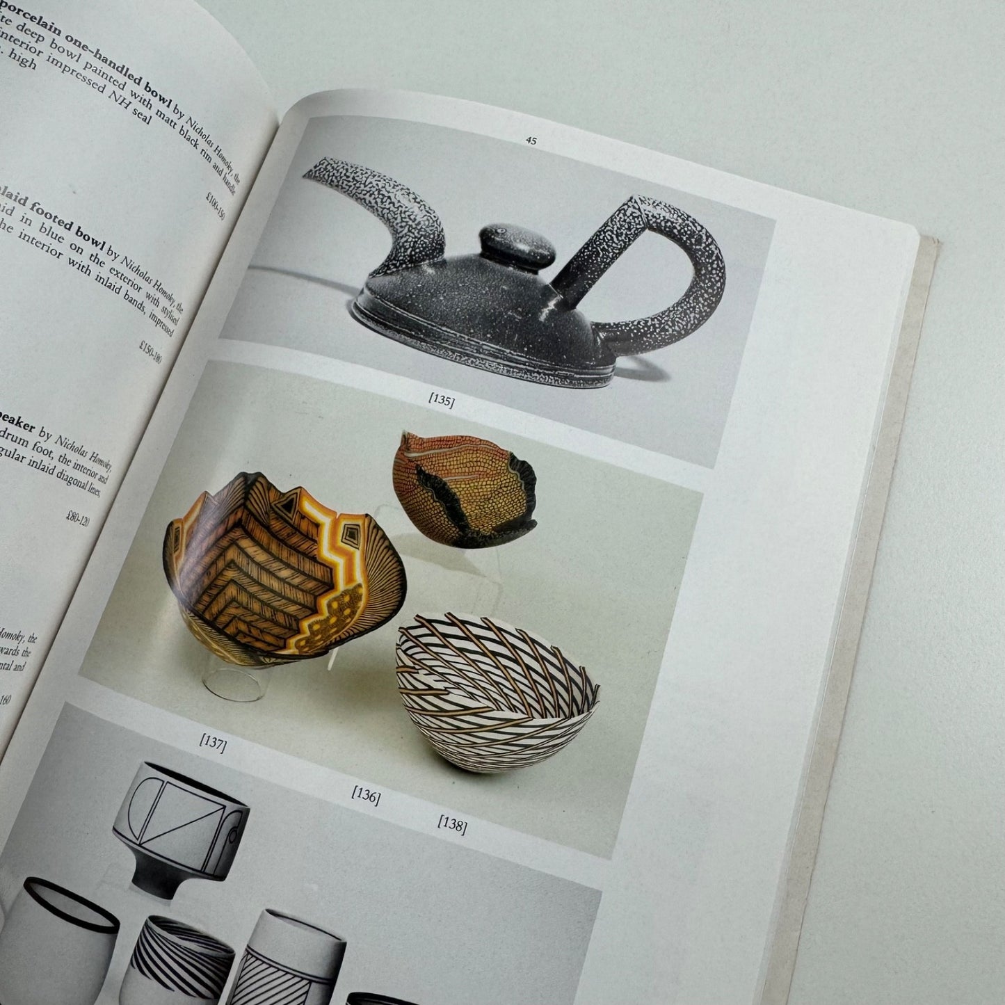 Contemporary Ceramics inc. Hans Coper Lucie Rie Christie's 23 Nov 1987