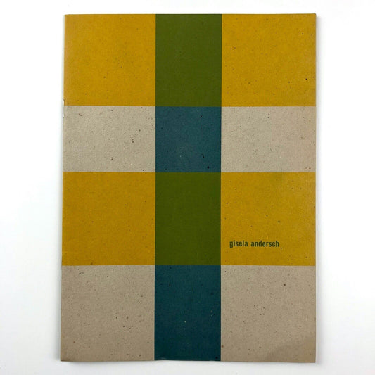 Gisela Andersch exhibition catalogue | Stedelijk Museum | Cat. no. 270, 1961