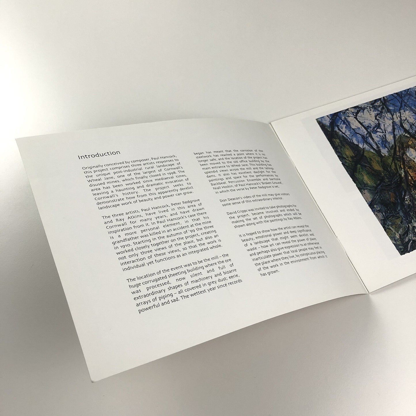 Broken Ground | Ray Atkins, Peter Redgrove, Paul Hancock | 2001 exhibition catalogue
