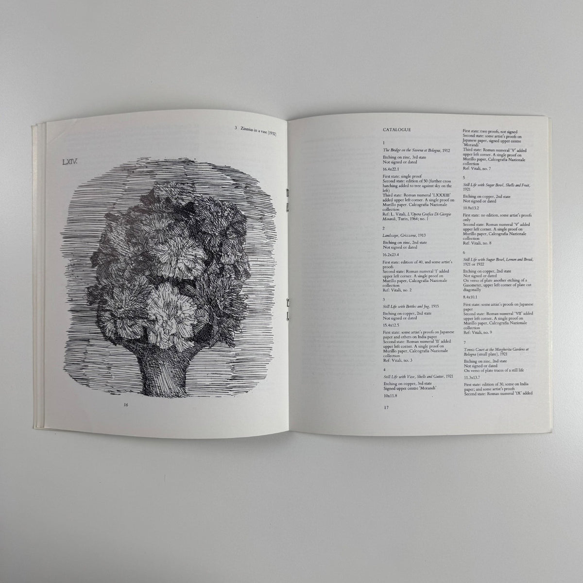 Morandi Etchings. Intro by Stefania Massari | Douglas Hyde Gallery, Dublin 1980