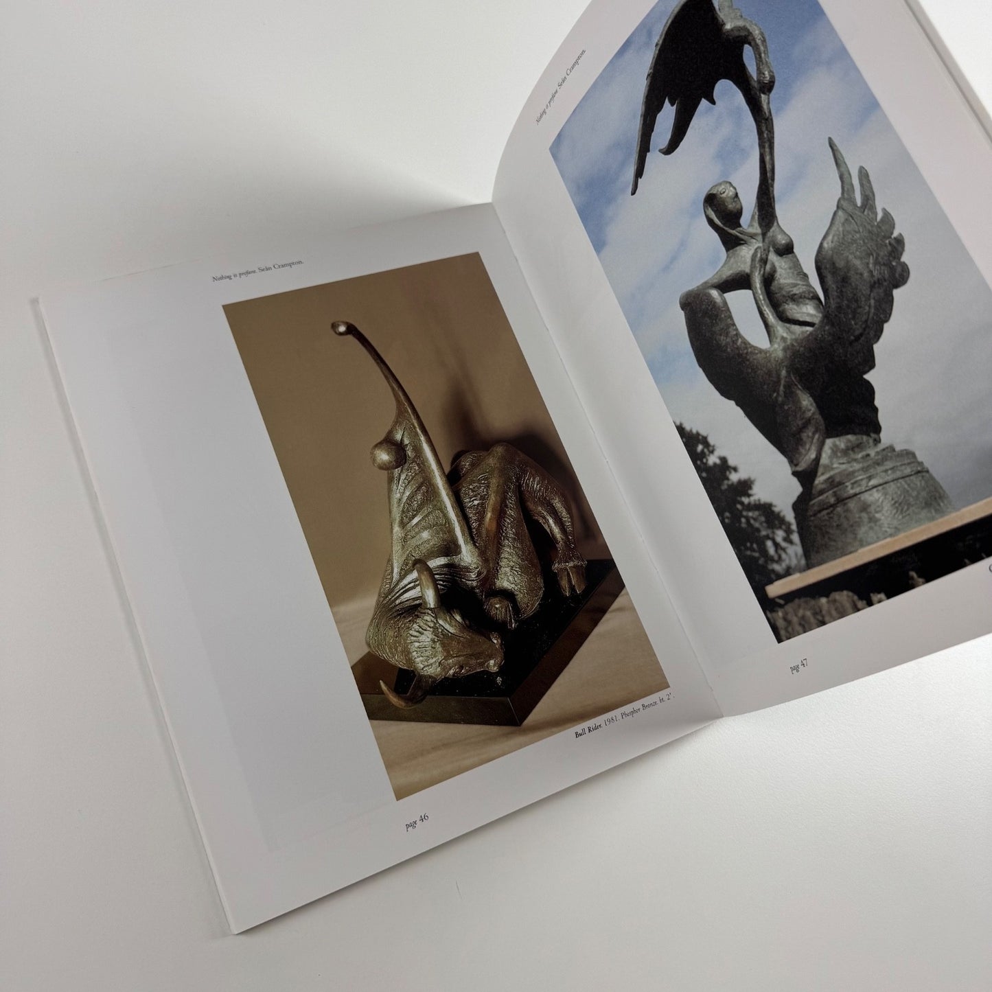 Nothing is profane. Seán Crampton Sculptor text by John Lloyd | St Edmund, 2000 inscribed