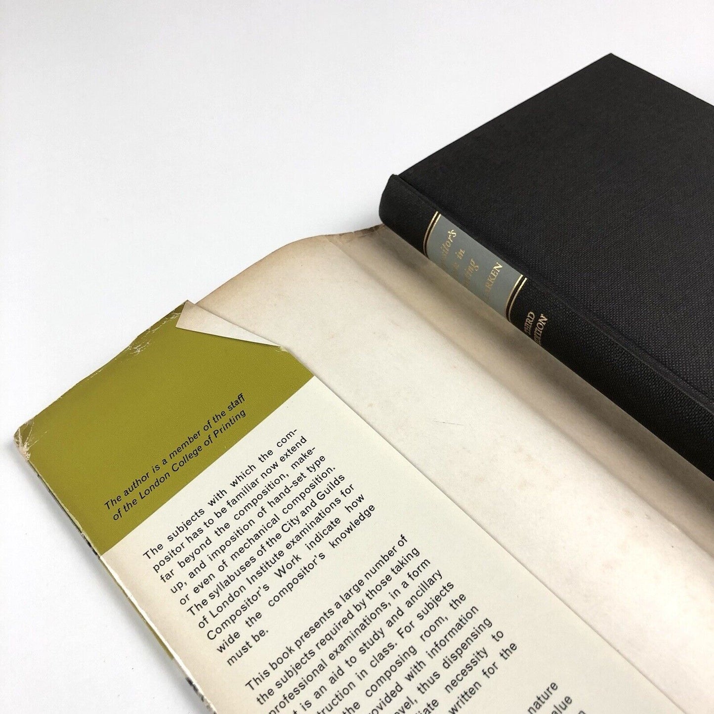 Compositor's Work in Printing H.W. Larken | Staples Printers Ltd, 1969 third revised edition