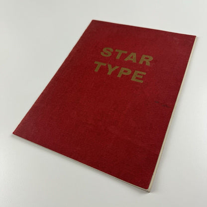 Type specimen booklet Star Type Horsfall & Sons Birstall c.1968
