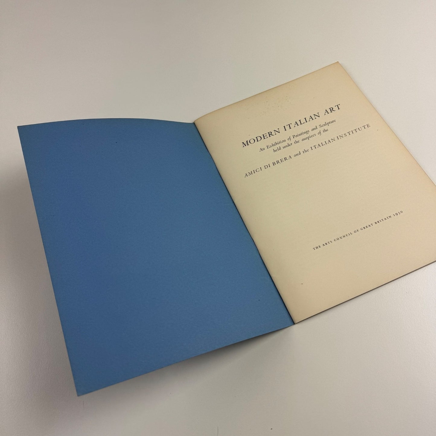 Modern Italian Art | Amici di Brera and Italian Institute | Arts Council, 1950