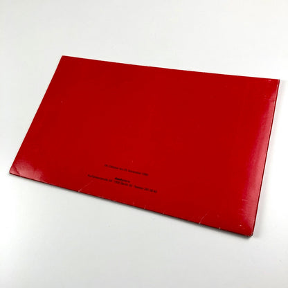 Zvi Goldstein. Black hole constructions | Daadgalerie Berlin 1990 | Folder and inserts