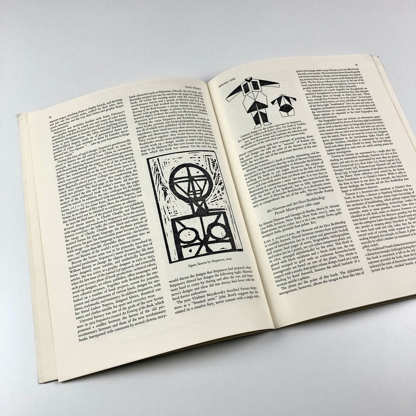 Fine Print. A Review for the Arts of the Book – Vol 16, No. 1, Spring 1990