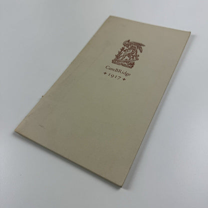 Report on the Typography of Cambridge University Press | Bruce Rogers | Wynkyn de Worde Society, 1968