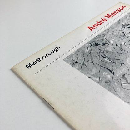André Masson – Recent Work | Marlborough Fine Art catalogue, November 1962 | Gordon House