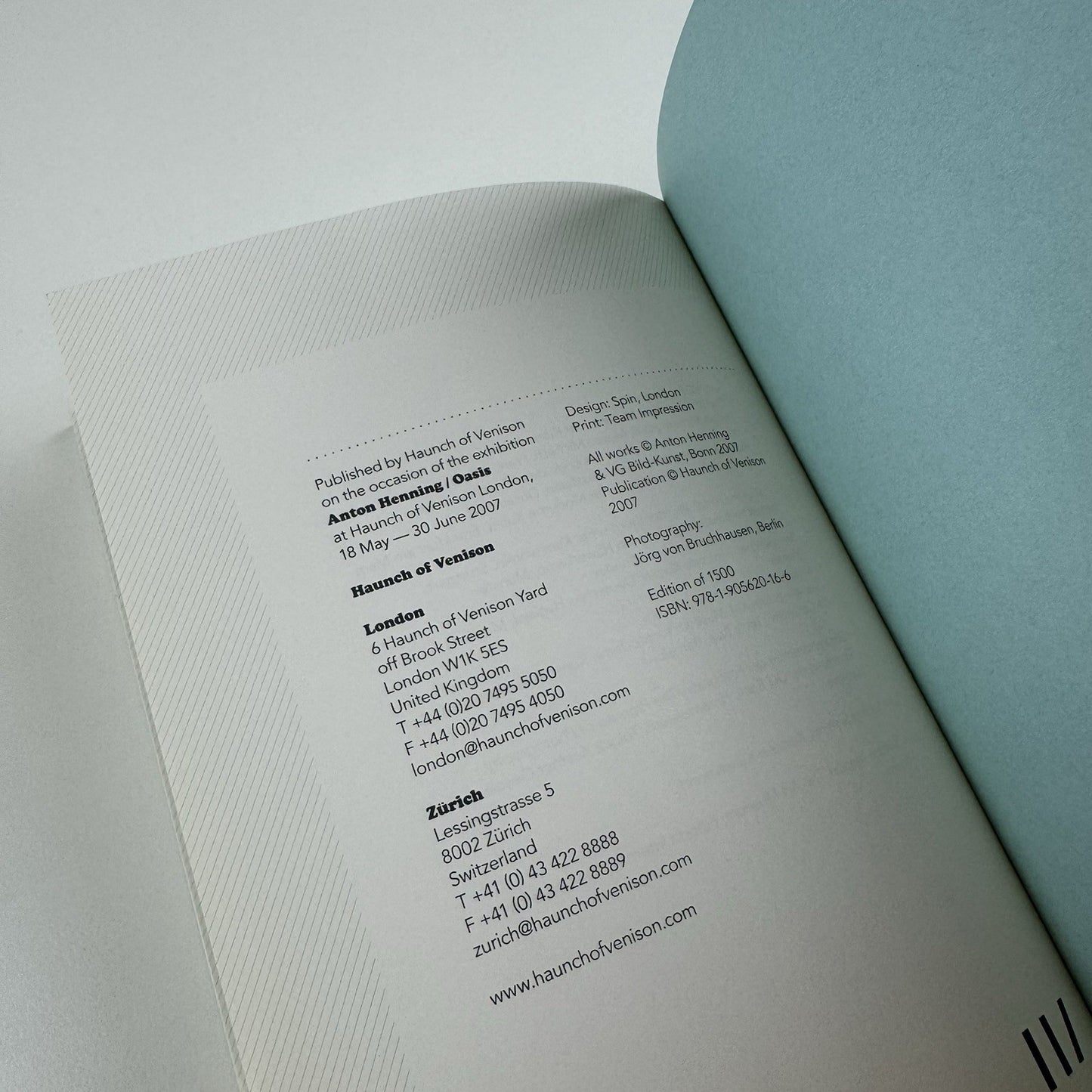 Anton Henning Oasis | Haunch of Venison, London 2007