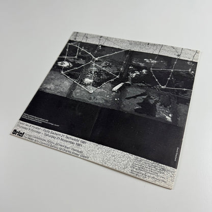 Folding card/catalogue for David Shepherd Sculpture | Oriel, Cardiff, Welsh Arts Council, 1981
