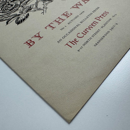 By the Way. No. 1 Autumn 1959. An occasional bulletin from The Curwen Press