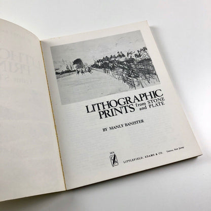 Lithographic Prints from Stone and Plate by Manly Banister | Littlefield, Adams & Co, 1974