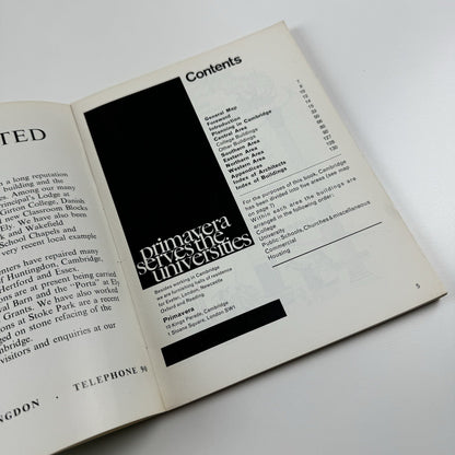 Cambridge New Architecture. A guide to modern buildings | Nikolaus Pevsner, 1964