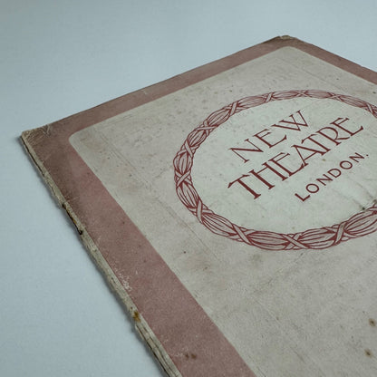 Programme New Theatre ‘The Riddle’ by Anthony Wharton & Morley Roberts 1916