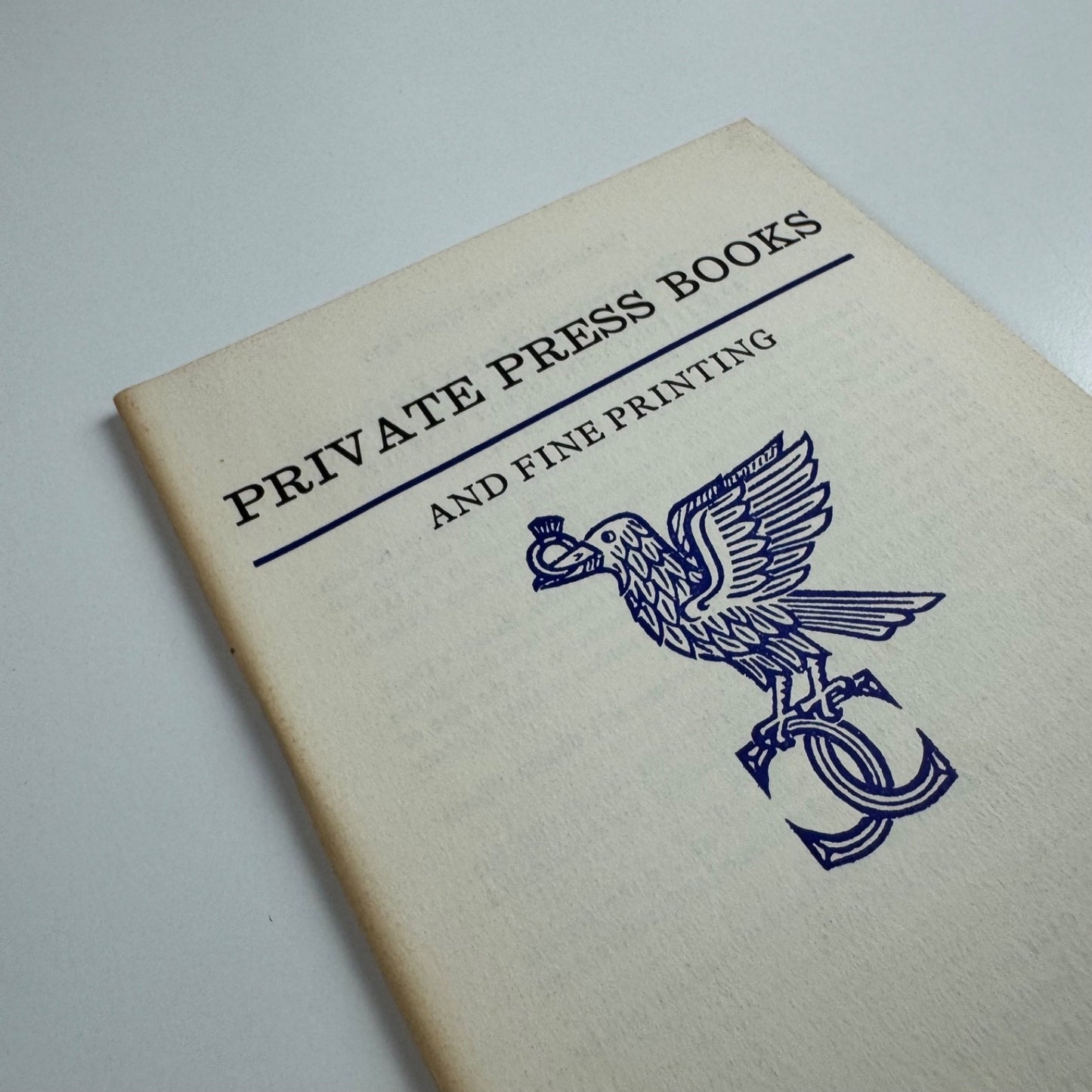 Private Press Books and Fine Printing. Bertram Rota cat. no. 224. Winter 1980