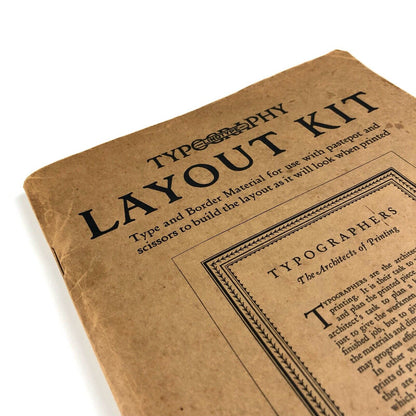 Typography Layout Kit | Mergenthaler Linotype Company, Brooklyn, New York, October 1927