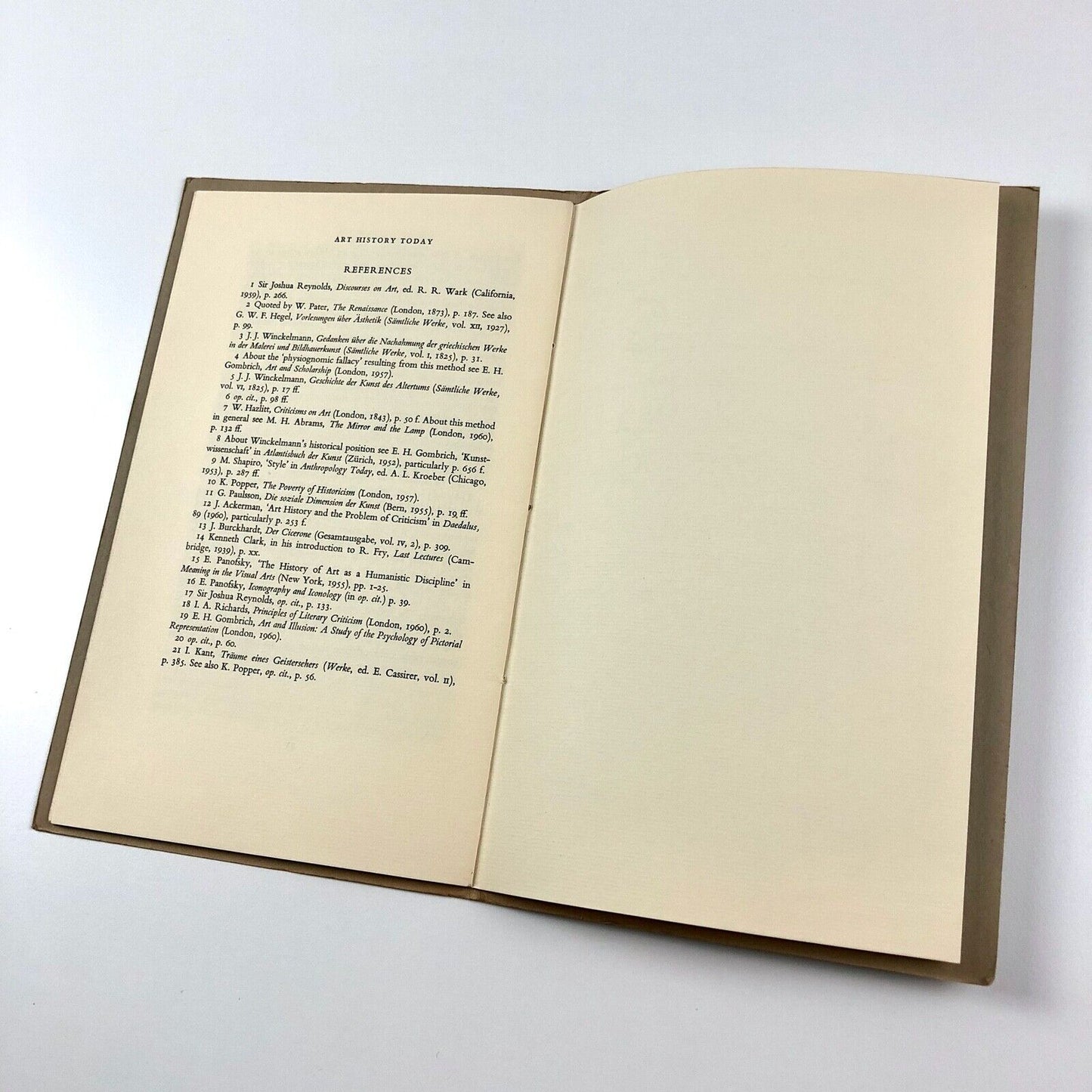 Art History Today by L.D. Ettlinger. An Inaugural Lecture | UCL 9 March 1961