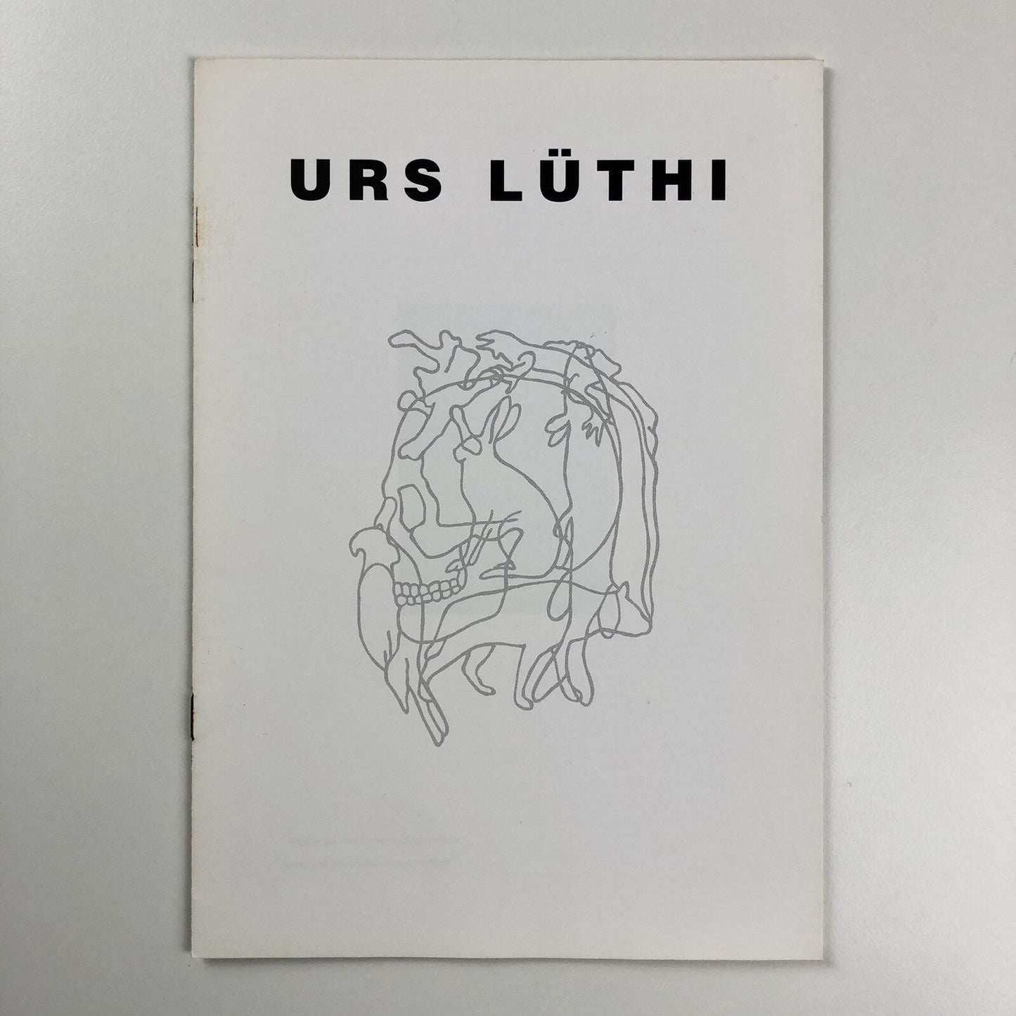 Urs Lüthi | Chapter (Cardiff) | Foreword by Stuart Cameron, 1994 leaflet