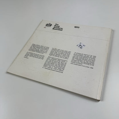 The Royal Academy Illustrated 1970 | Typography by Gordon House