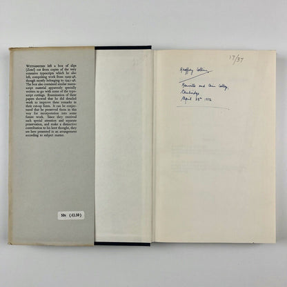 Zettel by Ludwig Wittgenstein | Translated by G.E.M. Anscombe | 1967