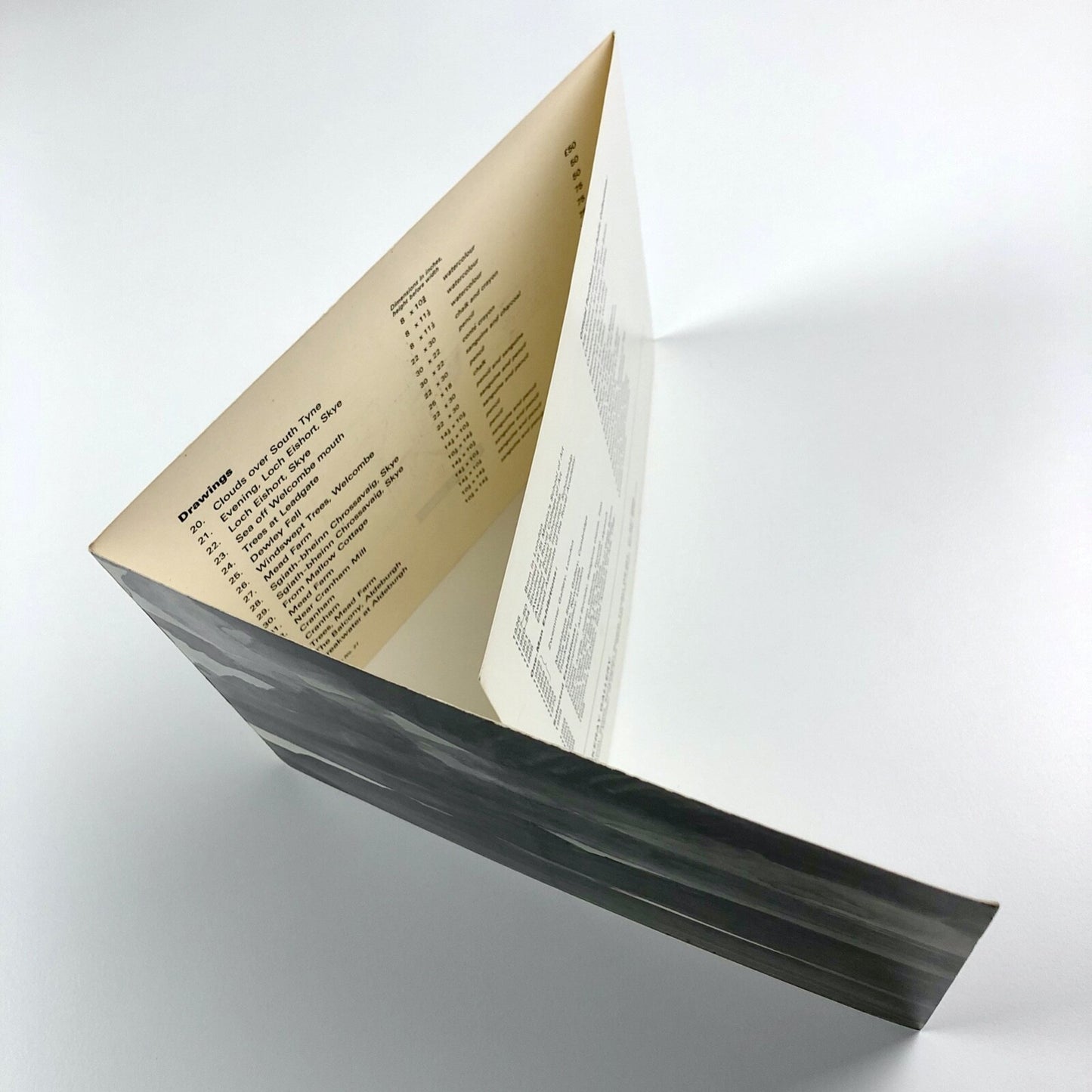 Peter Coker | Thackeray Gallery London | 1972 exhibition folded card
