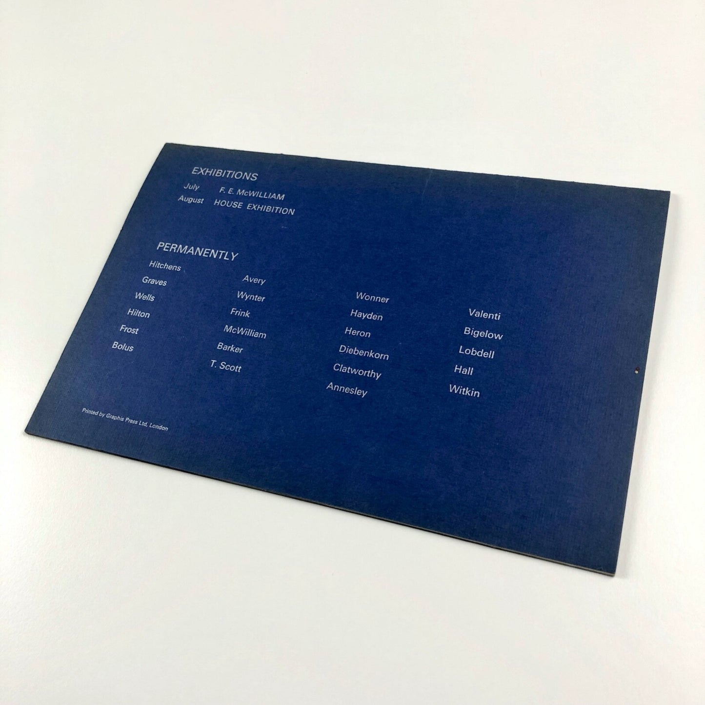 Ivon Hitchens exhibition catalogue | The Waddington Galleries, 1966