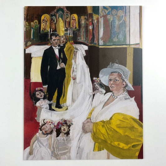 Private View card for Paula Rego. The last King of Portugal | Marlborough Fine Art, 2014