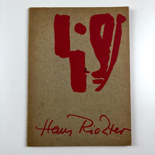 Hans Richter exhibition catalogue | Stedelijk Museum Amsterdam, 1961