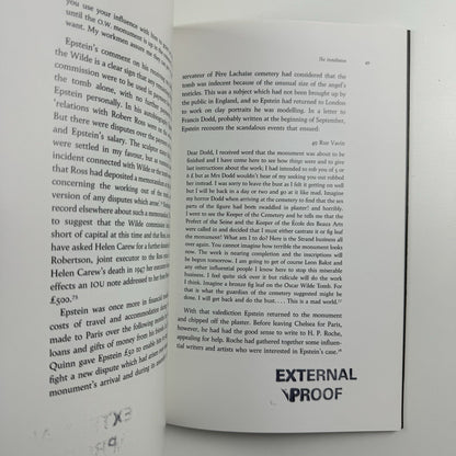 An Angel for a Martyr. Jacob Epstein's tomb for Oscar Wilde by Michael Pennington | Whiteknights Press, 1987