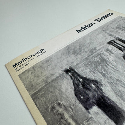 Adrian Stokes | Marlborough Fine Art Jan 1965 cat.no. 153 design Gordon House