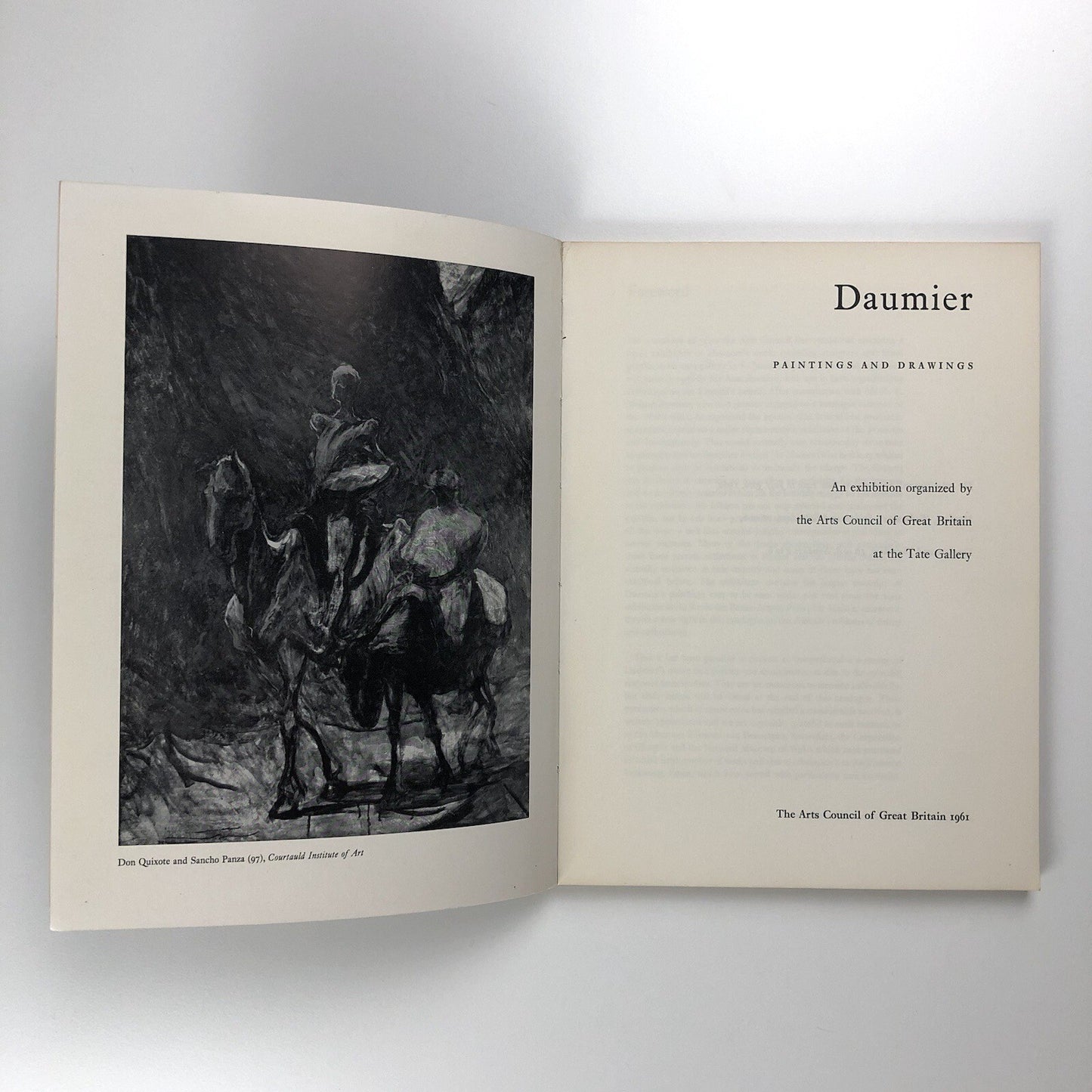 Daumier Paintings and Drawings | Arts Council Tate Gallery catalogue, 1961