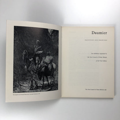 Daumier Paintings and Drawings | Arts Council Tate Gallery catalogue, 1961