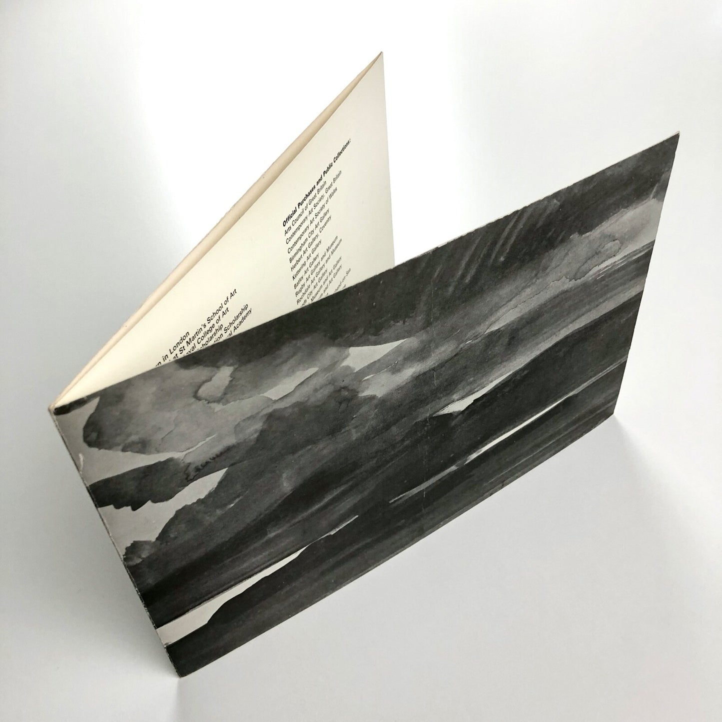 Peter Coker | Thackeray Gallery London | 1972 exhibition folded card